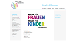 Desktop Screenshot of frauen-fuer-frauen-im-wmk.de
