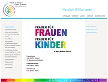 Tablet Screenshot of frauen-fuer-frauen-im-wmk.de